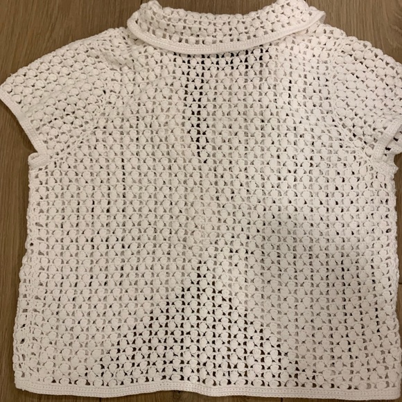 100% cotton vintage crochet top size medium y2k style - Picture 2 of 2